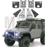 Front And Rear Light Cup Led Lamp Group Light Holder Lamp Shell Bracket For 1/10 Rc Crawler Car Traxxas Trx4 Defender Parts