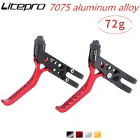 AliExpress NONE BMX brake bar Ultralight aviation aluminum alloy CNC hollow fast rebound brake lever for brompton folding bike road bike general