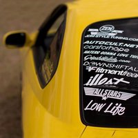 1 PC 44*23cm New Arrival Car Styling JDM Hellaflush style Car Stickers Die Cut Vinyl Decal Personality Cool Car Accessories