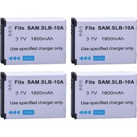 SLB-10A SLB10A SLB 10A Camera Rechargeable Battery for Samsung EX2F WB150F WB250F WB350F WB750 WB800F WB500 WB550 HZ10