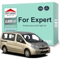 13Pcs LED Interior Light Bulb Kit For Peugeot Expert 2007-2019 Car LED Reading Dome Trunk Lamp Canbus Error Free 100%