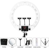 100w Ring Light Professional 22inch Bi-color Dimmable Yidoblo FD-640II Ring Lamp with Tripod Photo Studio Light Remote Control