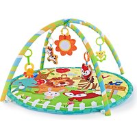 Multifunctional Fitness Frame Round Play Crawling Mat 0-12 Months Baby Puzzle Game Blanket Fun Sounding Pendant Gift For Kid