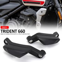 Fit For Trident 660 For Trident660 2021 2022 Motorcycle Frame Sliders Fairing Guard Crash Protector Bobbins Falling Protection