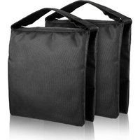 Schwarze Sandsäcke für Fotografie-Hintergrundständer, Fotostudio-Auslegerarm, Schwerlast-Sandsack für Lichtstativ