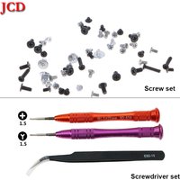 JCD Full Set Screws with Cross Y Tri Wing Screwdriver For Switch NS Console / Joy-Con Controller Replacement Spare Parts