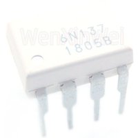 10PCS/LOT 6N137 DIP-8 EL6N137 6N137M Photoelectric Coupler Optocoupler