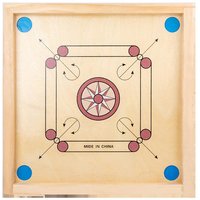 Parent-Child Interactive Toys, Round Wood Board, Carrom Board Game, Desktop Hand Play Chess, Interactive Puzzle Game