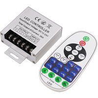 DC 12V 24V LED Light Dimmer Wireless IR 23Keys Remote Controller 36A 360W for Single Color LED Strip Light