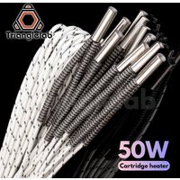Trianglelab 3D Printer 6*20MM 12V / 24V 50W Heater Cartridge With 100CM cable For 3D Printer for V6 HOTEND Volcano MK8 MK9