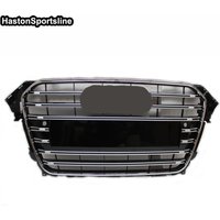 For S4 Style Front Sport Hood Racing Grill for Audi A4 B8.5 S4 Sline 2013 2014 2015 Car Accessories