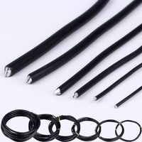 Garden Bonsai Shape Aluminum Wire (1.0mm, 1.5mm, 2.0mm, 3mm, 4mm, 5mm) Black Six Sizes for Garden and Plant Shapes