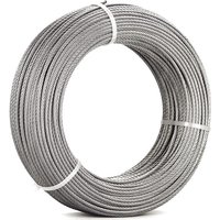 Câble métallique souple en acier inoxydable 100 antirouille, longueur 20/50/304 m, diamètre 0.6/1.5/1.8/2/3/4/5mm