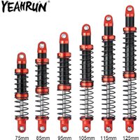 YEAHRUN Metal Shock Absorber Adjustable Damper 75/85/95/105/115/125mm for 1/10 RC Crawler Car Axial SCX10 TRX4 TRX6 D90