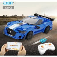 Cada 325pcs City RC Racing Car App Programming Building Blocks Remote Control Speed Vehicle Bricks Toy for Children