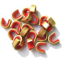 20/50/100pcs Archery Buckle Clips Copper Clips Hunting Arrows Points Bow String Position Nocking Clips