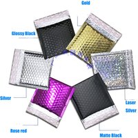 50pcs CD/CVD Packaging Shipping Bubble Mailers gold paper Padded Envelopes Gift Bag Bubble Mailing Envelope Bag 15*13cm+4cm