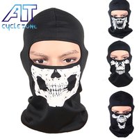AliExpress Skull Full Face Mask Balaclava Bicycle Reusable Black Caps Sports Cycling Funny Face Mask Women UV Men's Summer Balaclava