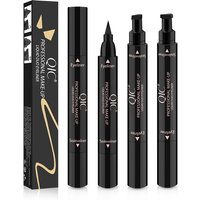 OWOSC 1pc Eyeliner Stamp Liquid Eyeliner Pencil Double Headed Makeup Stamps Seal Pen Eyeliner Pencil Long-lasting Waterproof