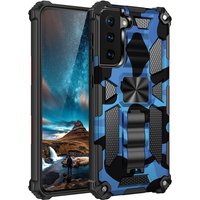 Hidden Magnetic Kickstand Case For Samsung Galaxy S22 S23 S24 S25 FE S26 Ultra Note 20 A17 A57 A16 A56 Shockproof Armor Cover