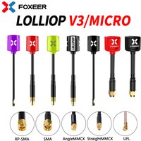 Verbesserte Version Foxeer Antenne MICRO Lollipop V4 FPV Antenne 5,8G 2,3 Dbi Omni RHCP SMA RPSMA UFL MMCX Für FPV Racing Drone