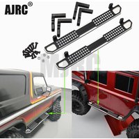 Ajrc – pédale de taquet métallique latérale en aluminium, 2 pièces, pour Trax Trx-4 Trx4 Defender Bronco, échelle 1/10, pièces améliorées sur chenilles Rc