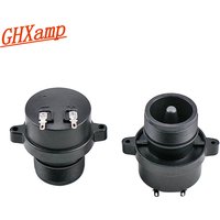 GHXAMP Updated Outdoor Speaker Tweeter With Coil Piezoelectric Ceramic Round Horn Treble Accessories 2K-27KHZ 2PCS
