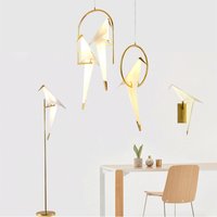 Lampe LED suspendue en forme d'oiseaux, design design, luminaire décoratif d'intérieur, idéal pour un salon, une salle à manger, un restaurant ou une chambre d'enfant