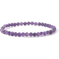 4MM Mini Amethyst Beads Bracelet Energy Bracelets Tiny Bracelet Natural Stone Statement Bracelet Charm Beaded Couples Bracelets