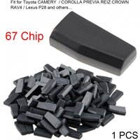 1PC Blank 4D67 ID67 Carbon Chip Auto Car Key Transponder Chips Fit for Toyota and Fit for CAMERY COROLLA PREVIA CROWN RAV4