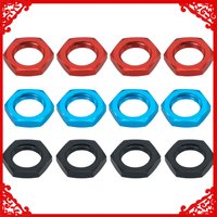 4pcs/set alloy wheel nut 17mm thread 1.0 for Arrma 6s Notorious Kraton Outcast Typhon Talion Infraction Limitless Felony