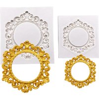 Photo Frame Silicone Sugarcraft Mold Resin Tools Chocolate Cupcake Baking Mould Fondant Cake Decorating Tools