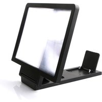 3D Screen Amplifier Folding Leather Mobile Phone Magnifying Glass HD Stand Video Amplifier Bracket Enlarge Stand Eyes Protection
