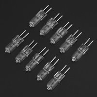 10pcs G5.3 12V 20W/35W/50W Halogen Light Bulbs Long Life Capsule Lamps Warm White Clear Bulbs