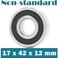 174212 Non-standard Ball Bearings 17*42*12 mm ( 1 PC ) Inner Diameter 17 mm Outer Diameter 42 mm Thickness 12 mm Bearing