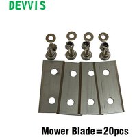 DEVVIS-Lame de Coupe pour Robot Tondeuse à Gazon, Pièces Détachées, 20-40-60, 100 Pièces, E1600T/E1600/E1800T/E1800/E1800S/Hunecute T/H750