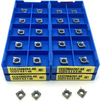 CCGT060202 CCGT060204 CCGT060208 AK H01 CNC lathe Aluminum Inserts Internal turning tool Copper aluminum wood processing cutting