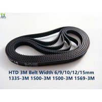 HTD 3M Timing belt C=1335 1500 1530 1569 width 6/9/15mm Teeth 445 500 510 523 HTD3M synchronous 1335-3M 1500-3M 1500-3M 1569-3M