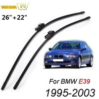 26" 22" Front Window Windscreen Windshield Wiper Blades Kit For BMW 5 Series E39 525i 528i 530i 540i M5 1995 - 2003