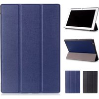 Für Sony Xperia Z2 Tablet Fall Tri-Fold PU Leder Stand Abdeckung Für Sony Xperia Z2 Z3 Fall Tablet Coque funda Schwarz/Blau