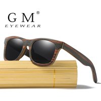 GM Handmade Wooden Sunglasses Polarized Handmade Bamboo Sunglasses and Support DropShipping / Provide Pictures S043