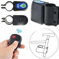 Bicycle Remote Control Alarm Burglar Alarm Lock Safe Accessories Mountain Bike Anti-Theft Device With Remote Control Alarm