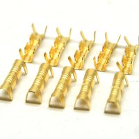 50pcs/100pcs/200pcs 453 U-shaped Terminal Tab Cold Inserts Connectors Brass Cold Terminal Small Teeth Fascia Terminal,0.3-1.5mm2
