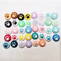 2pcs Joystick Cover Thumb Stick Grip Cap Skin For Nintendo Switch OLED Lite Joy-Con Controller JoyCon Gamepad Thumbstick Case