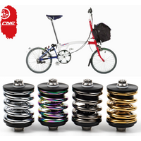CNC Bicycle Folding Bike Suspension Spring Titanium Bolts Rod For Brompton Rear Shock Shocks Absorber SP580