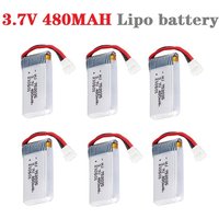 1/2/3/5pcs H31 Battery 3.7V 480mAh Rechargeable Battery for H107 H31 KY101 E33C E33 RC Drone Spare Parts