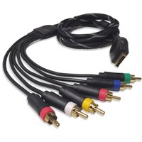 Component AV Cable for PS2 / PS3 / PS3 Slim, HD Multi Out Composite RCA Audio Video Cable for Sony Playstation PS3 (6 Feet)