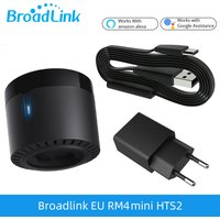IR Remote Control Switch BroadLink RM4 Mini Smart Wifi Universal Controller HTS2 Sensor Works With Alexa Google Home Assistant