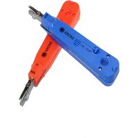 3PCS Portable KRONE LSA-Plus Punch Down Tool Kit With Sensor For Telecom Phone Wire RJ11 Ethernet LAN Network Cat5 RJ45 Cable
