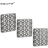 VULPO Stainless Steel Super Precision Gear Set Gap Shim Thickness 0.1mm 0.2mm 0.3mm Shim For Airsoft AEG Gearbox